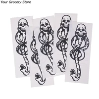 5pcs death eaters dark mark make up tattoos stickers cosplay accessories and dancing party dance arm art