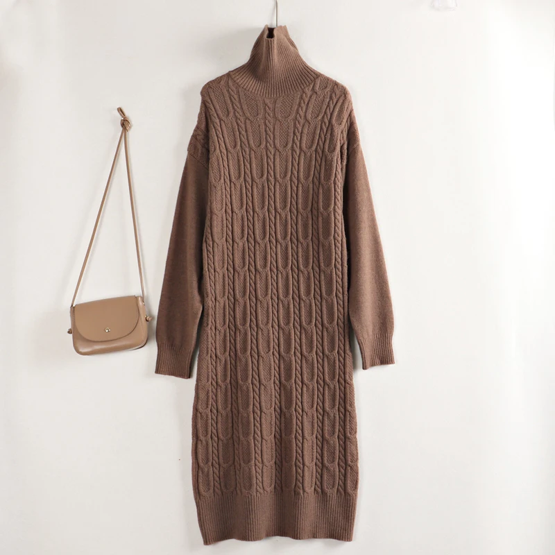 Длинное Вязаное Платье Купить