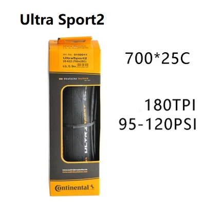 700x25C 1PCS Шины для дорожного велосипеда, оригинальные, ультра спортивные, 2, 700* 23C, 700* 25C, складывающиеся шины, ультра спортивные, 700*23 мм, 700*25 мм, континентальные - Цвет: 700x25C 1PCS