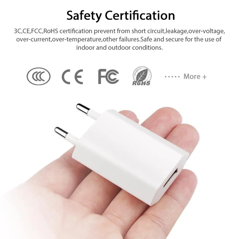 Высокое качество Красочные США Канада ЕС Мопс USB AC Путешествия настенное зарядное устройство адаптер питания для Apple iPhone 6 6S 5 5S 4 4S 3GS 4G