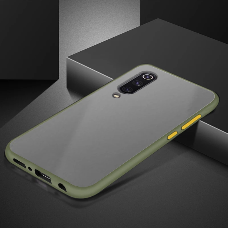 Чехол-накладка для Xiaomi MI A3 Lite матовый прозрачный роскошный противоударный