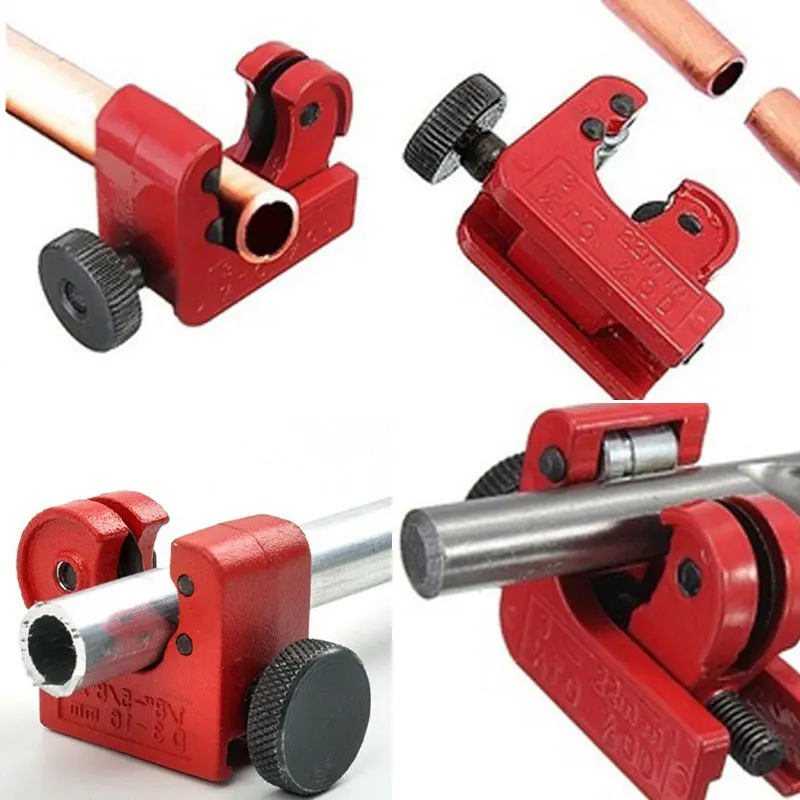 

Mini Tube Cutter Tool Brake Pipe Cut Copper Brass Pipes 3-22mm 1/8"-7/8" Cutting Tool For Copper Brass Aluminium Plastic Pipes