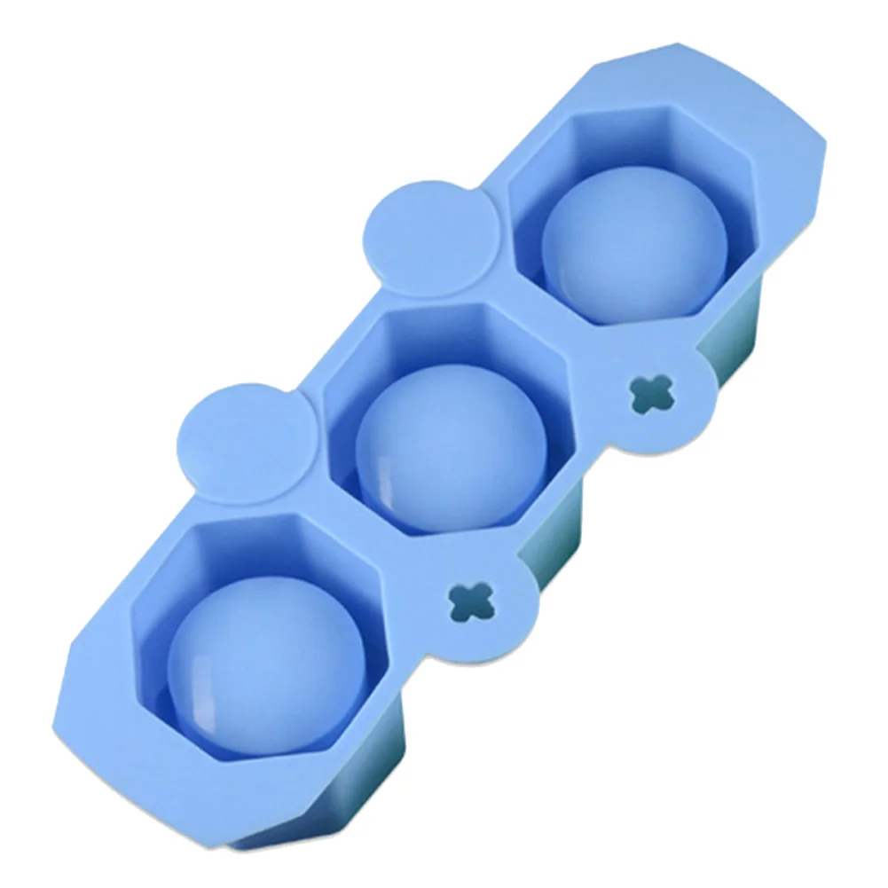 3 отверстия Круглый геометрический многоугольный DIY гипсовый бетон гипс