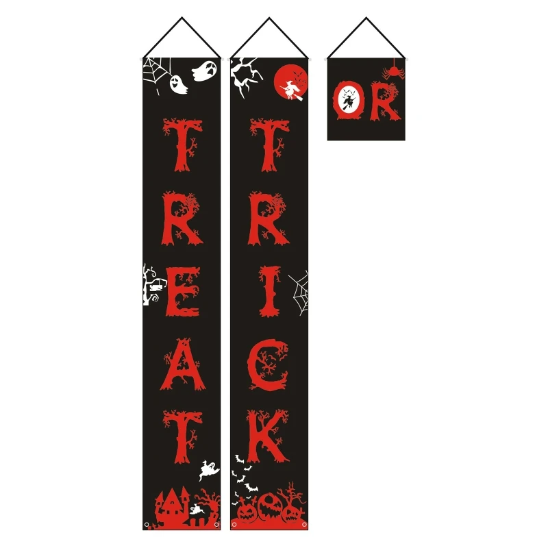 

Christmas Decoration Set Merry Christmas Door Couplet Porch Banner Hanging Flag 1XCB
