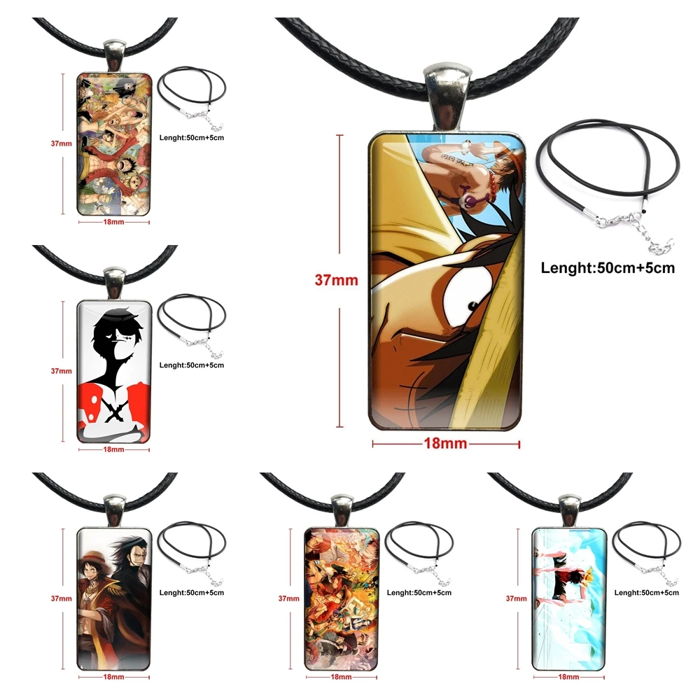 Стальной цветной стеклянный кабошон с прямоугольным кулоном Ожерелье чокер Sanji