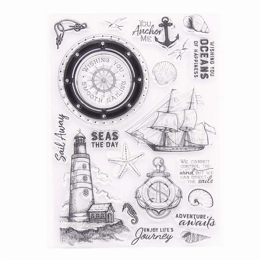 Горячая Распродажа Маяк Парусная прозрачный марки/силиконовые уплотнения