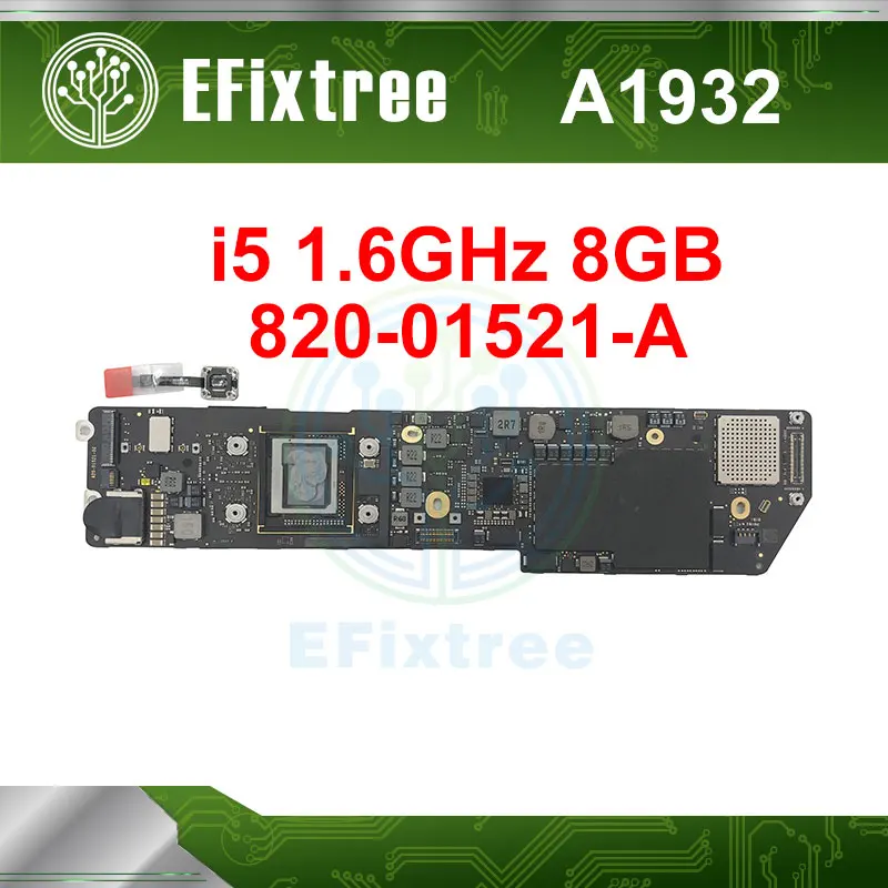 

A1932 Logic Board i5 1.6GHz 8GB 820-01521-A For Macbook Air 13" A1932 Motherboard With Fingerprint 2018 128GB