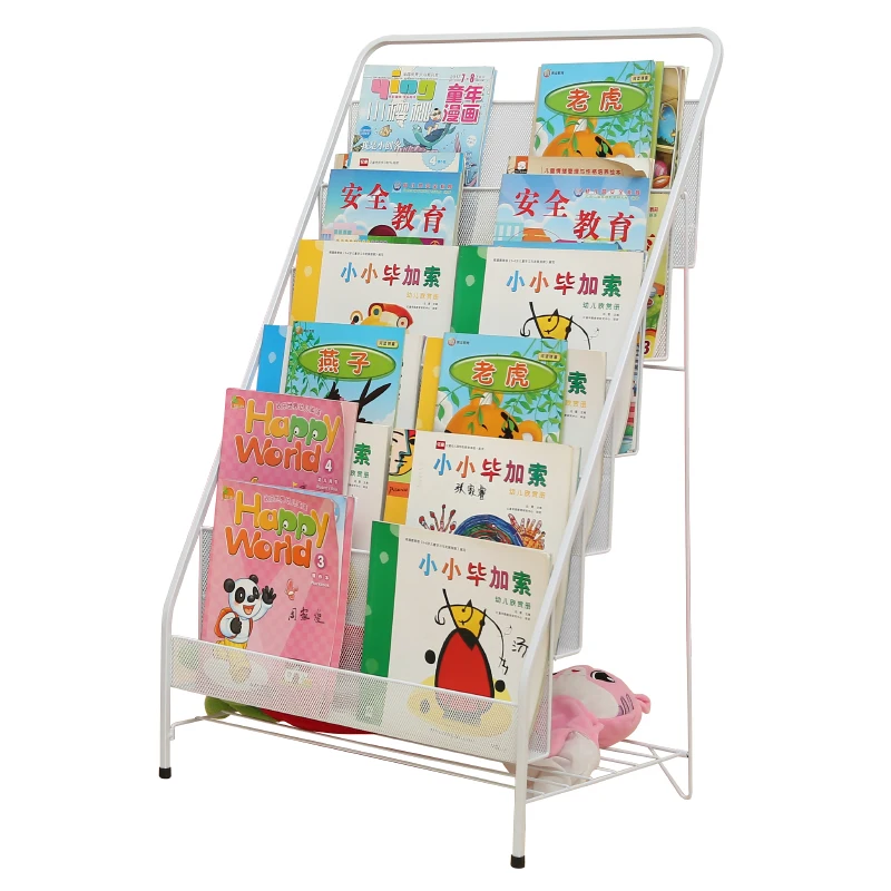 Детская книжная стойка для книг железная журналов простая Книжная полка