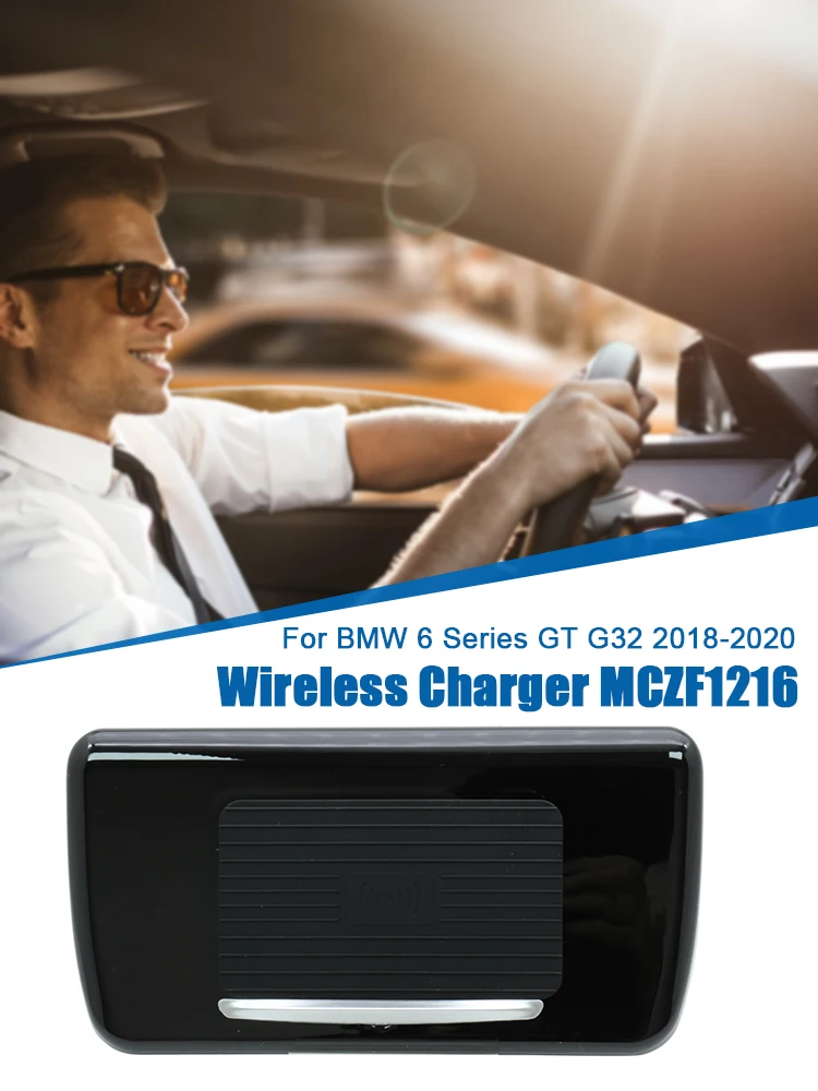 

QI Wireless Charger Fast Charging Module On Board Car Charge Pad For BMW 6 Series GT G32 2018-2020 Auto Accessories