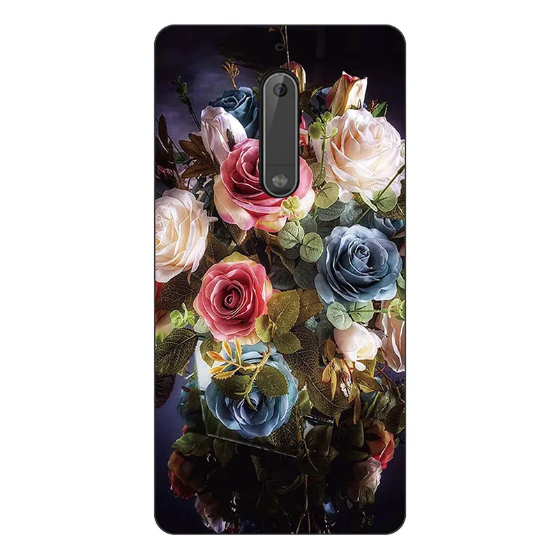 Чехол для Nokia 5 2 дюйма чехол с рисунком из мультфильма мягкие силиконовые чехлы