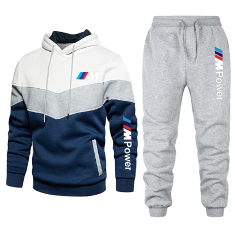 

New Tracksuit Suit Men's Spring Autumn Sets Zipper Hoodie+pants Two Pieces Casual Tracksuit Male Sportswear Brand Clothing