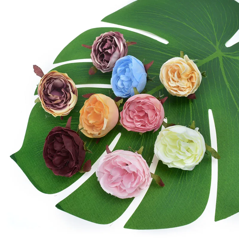 5 шт искусственный цветок Искусственный Роза свадебная тиара вечерние