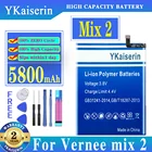 100% новый литий-ионный аккумулятор для Vernee Mix2 5800 мач, Сменный аккумулятор для смартфона Vernee Mix 2