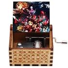 Деревянная аниме-фигурка, рассекающая демонов, Музыкальная шкатулка с призраком для рождественской вечеринки, праздника, сувенир, подарок, свадебный Декор