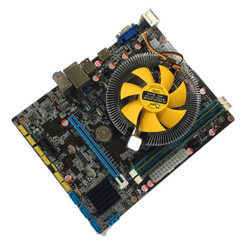 Newest Intel HM55 H55 P55 CPU Socket LGA 1156 Motherboard M ATX 8 GB PC Desktop Mainboard With Cooler i3 530 Used LGA1156 |