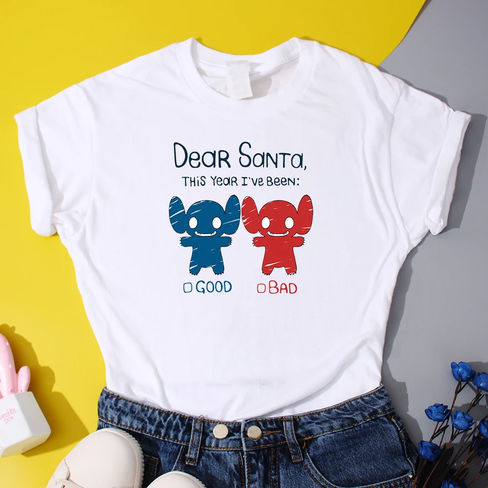 

Experiment Mail Funny Cartoon T-Shirts Women Casual Cotton Tops Summer 2021 Harajuku Tee Shirts Funny Loose Women's T Shirts