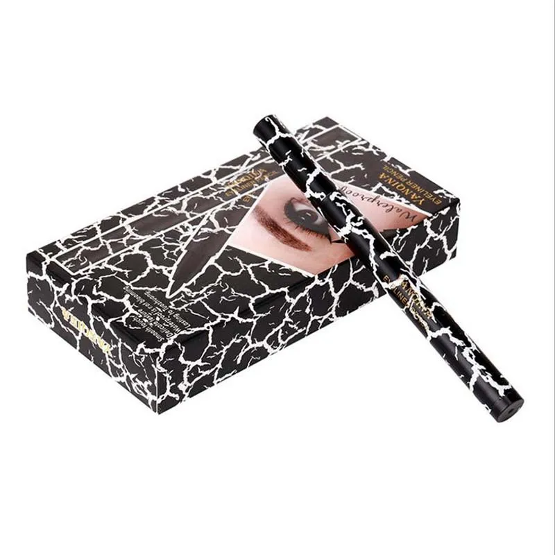 Лидер продаж черная Водостойкая Подводка для глаз yanqina/yan qi na 8648 с рисунком Leopord
