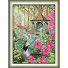 Набор для вышивки крестиком Hummingbird и беседка, вышивка сделай сам с изображением животных, DMC 14ct 11ct, набор игл и ниток для холста