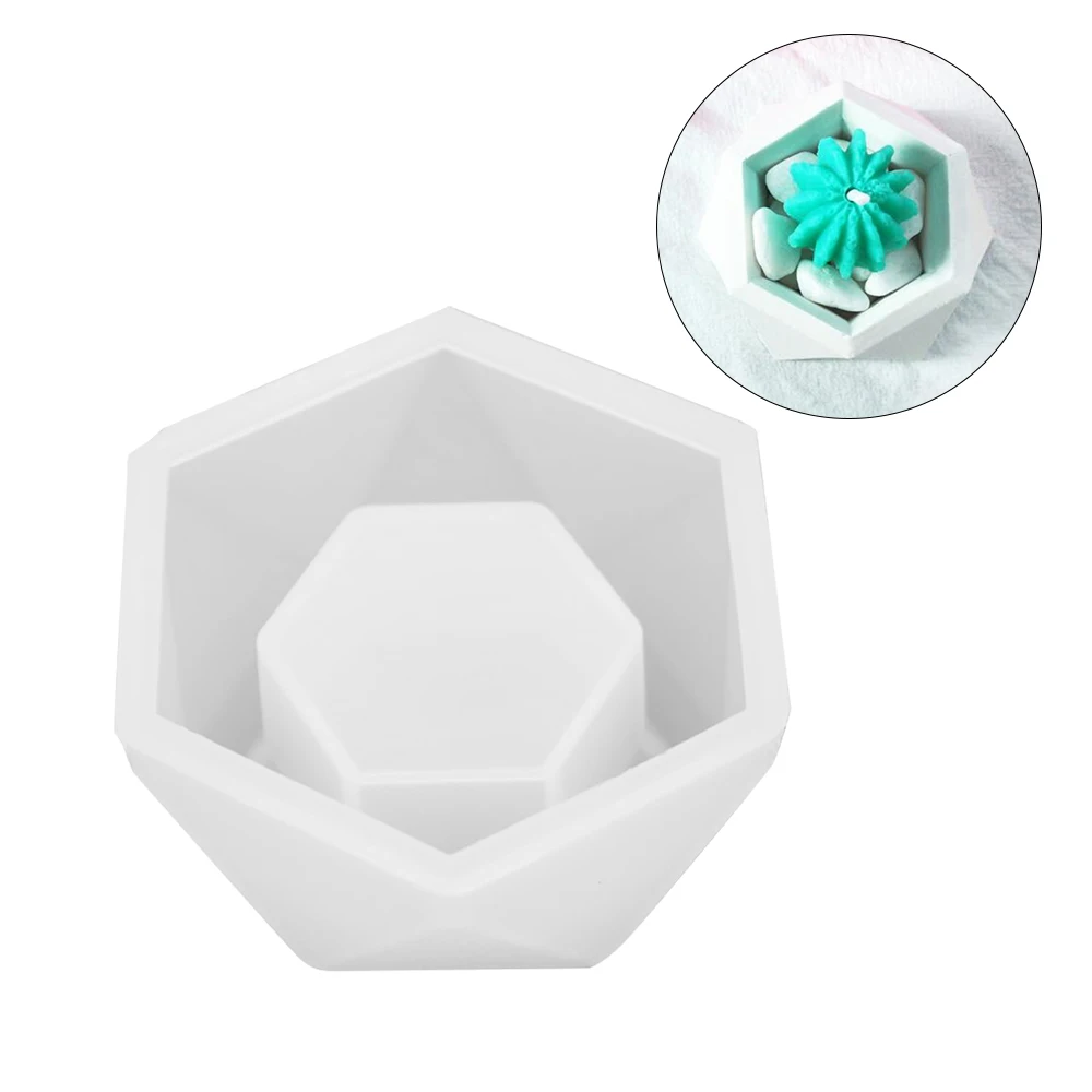 Женская силиконовая форма для цветочного горшка бетона цементного смолы