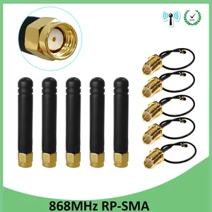 GRANDWISDOM 5 шт. 868 МГц антенна 3dbi sma разъем 915 МГц lora модуль lorawan антенна ipex 1 SMA Штекерный Удлинительный кабель