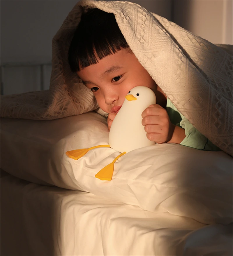 Прикроватный ночник с USB-зарядкой силиконовый детский Ночной светильник