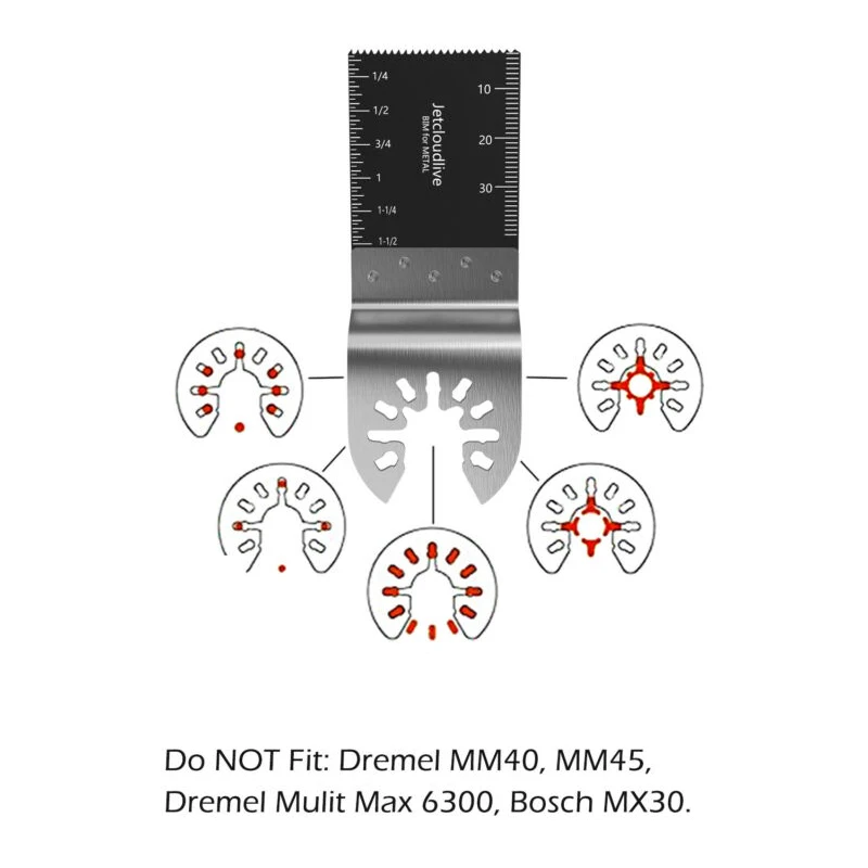 10 шт./компл. Би металл осциллирующая Пила Лезвия мульти инструмент пилы Диски