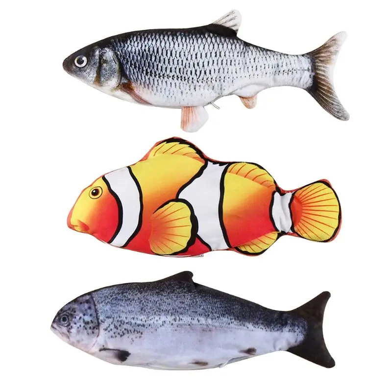 Электрический движущийся прыгающий реалистичный симулятор рыбок игрушка