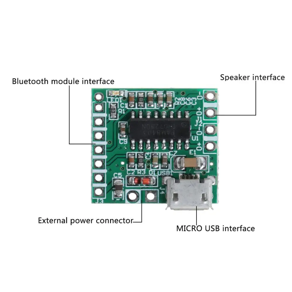 1 шт. Новинка OOTDTY PAM8403 DC 5 В Мини Класс D 2x3 Вт USB усилитель мощности плата DIY Bluetooth