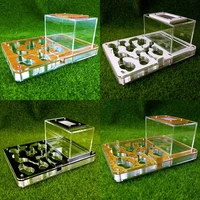 new acrylic flat ants nesting ant farm small breeding pets terrarium reptile insect supplies gifts