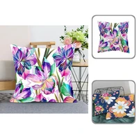 high quality pillow case breathable comfortable touch classic embroidery square pillow cover cushion case cushion cover