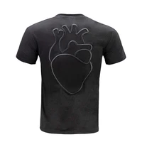 t shirts men sports embroidered 100 cotton comfortable high elasticity high quality mens short sleeve t shirt plus size tee