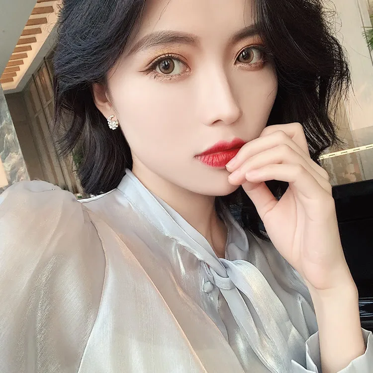 Новинка 2020 модные изысканные серьги в Корейском стиле со звездой Луной и