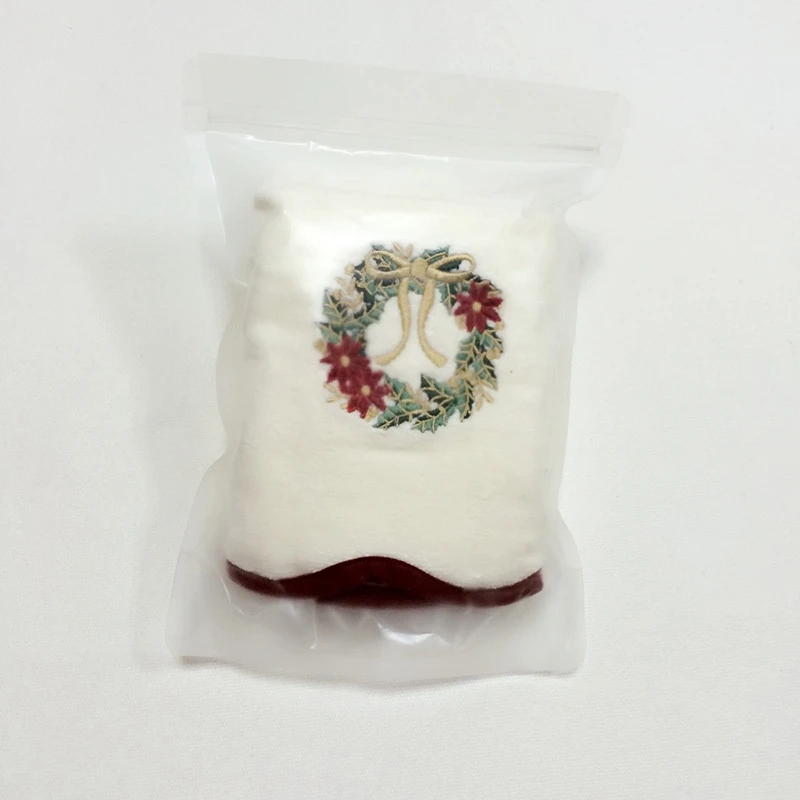 Модная Рождественская серия хлопковых полотенец с рождественскими