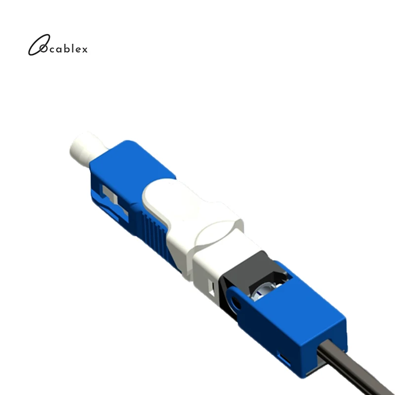 free shipping 50 100pcslot ftth esc250d sc apc and sc upc single mode fiber optic quick connector ftth sm optic fast connector free global shipping