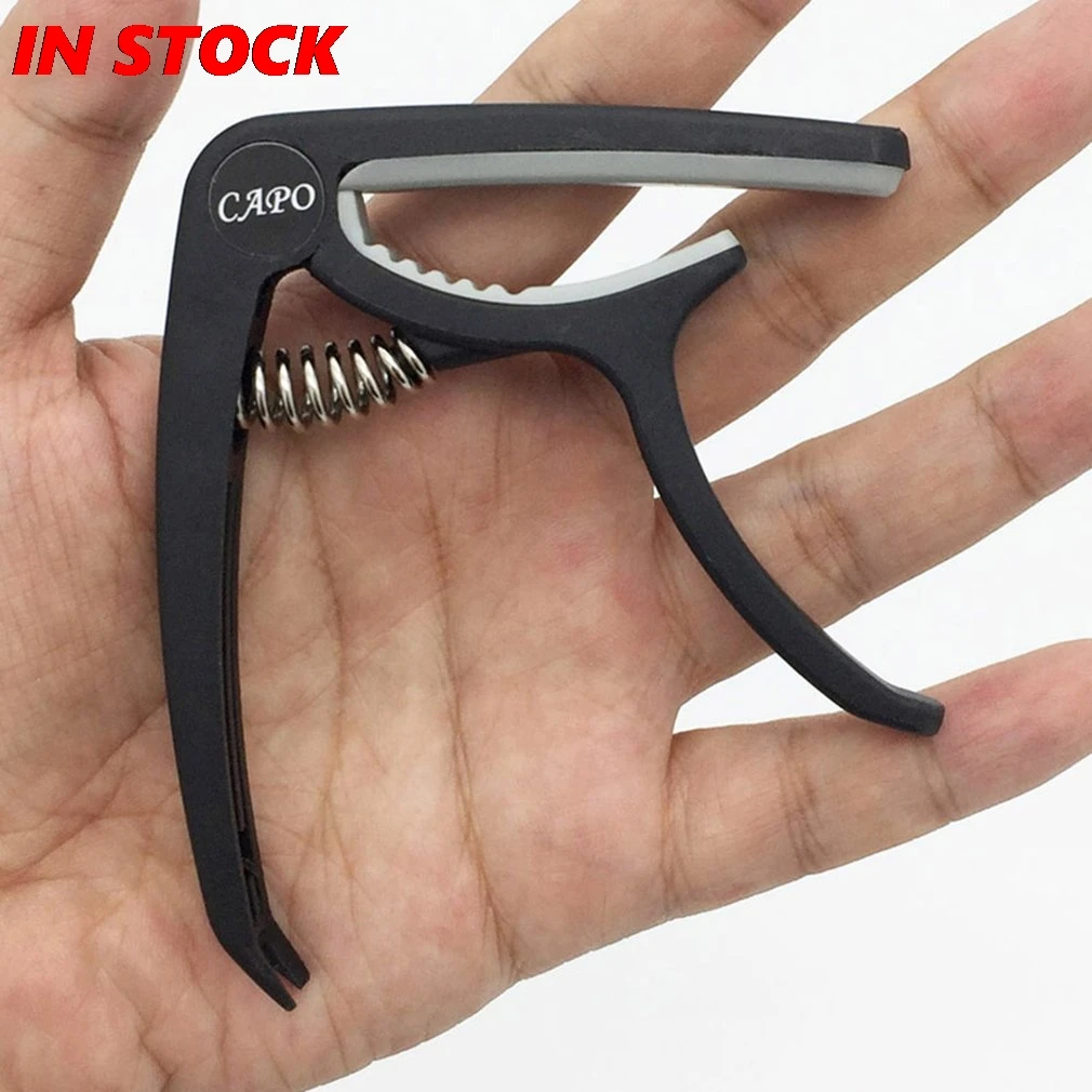 kunststoff gitarre capo für 6 string akustische klassische elektrische guitarra tuning clamp musical instrument zubehör free global shipping