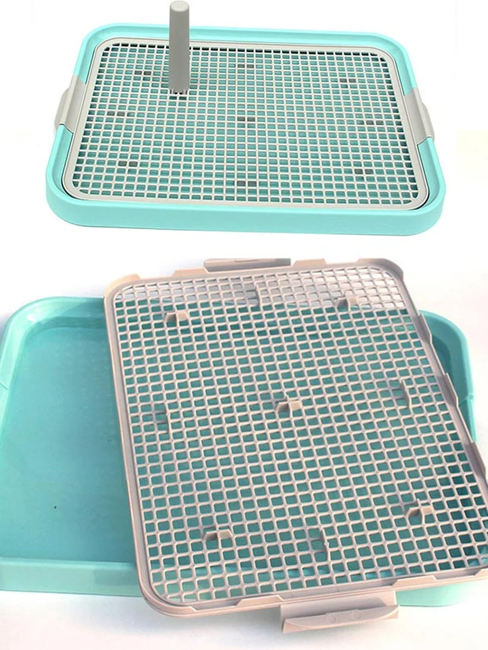 

Plastic Dog Toilet Potty Removable Pet Toilet Puppy Litter Tray Training Toilet Easy To Clean Home Pet Supplies 2 Color