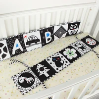 baby room decor crib cloth bumper multi touch double protector baby books bed bumper cot fence soothe baby rattle toys newborn