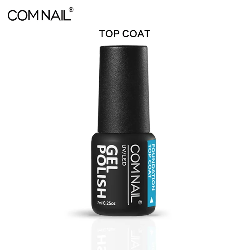 Top coat Набор гель-лаков Comnail UV Vernis полуперманентный праймер 7 мл 104 цветов Гель-лак для ногтей Маникюрный гель лак для ногтей - Цвет: Top coat