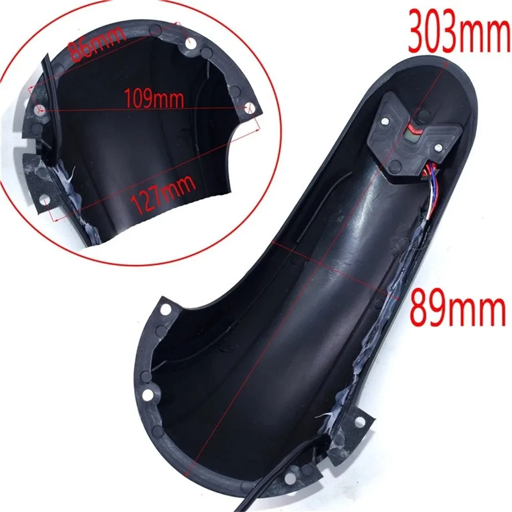 Rear Brake Fender Assembly For KUGOO M4 Or 10 Inch Scooter With Light Universal Widened Mudguard Electric Parts | Спорт и