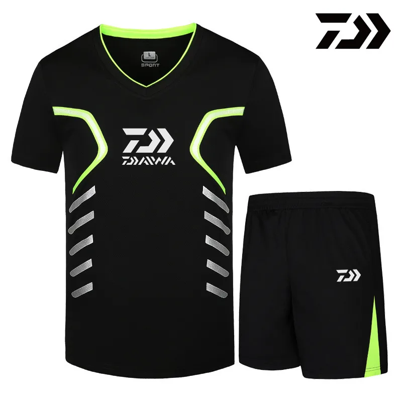 

DAIWA Fishing Clothes Suit Summer Outdoor Men's Sports Quick-drying New Fishing Shirt Pants Breathable Stretch Fishing Clothes