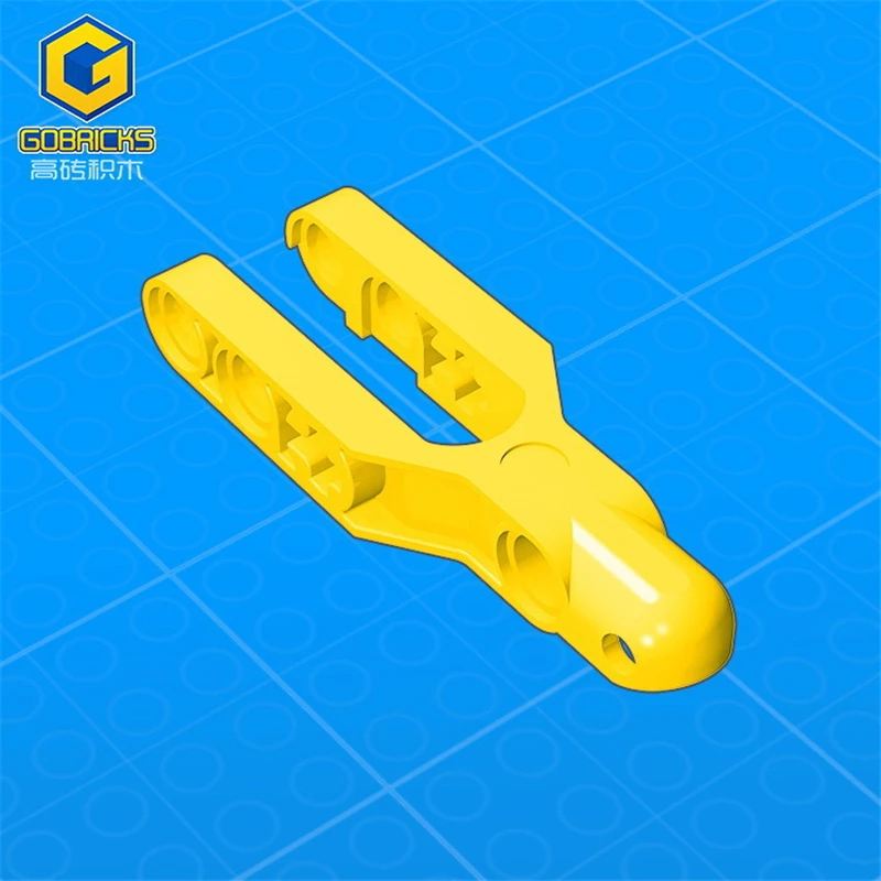 [Gobrick] GDS-1033(No.57515)Technic рулевой рычаг 5 5x2 с буксировочной розеткой закругленный