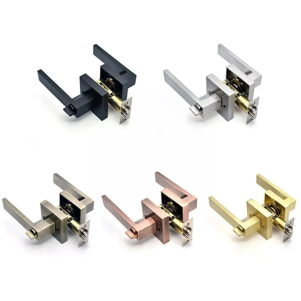 Дверная ручка замок для межкомнатных дверей с блокировкой цилиндр/защелка