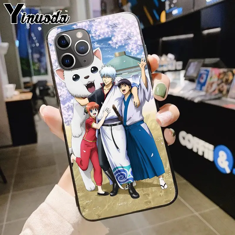 Yinuoda гинтама аминовый Защитный Мягкий ТПУ чехол для телефона для iPhone 7plus 6S 7 8 8Plus Xs max xr 5S 11pro чехол