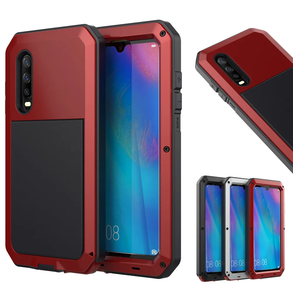 

Full Protective Luxury Doom Armor Heavy Duty For Huawei Mate30 Mate30Pro Mate20 P30 P30pro P30 Pro Metal Case Shockproof Cover