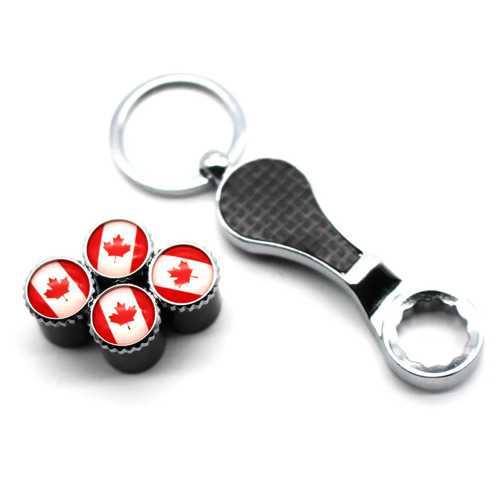 5 шт./компл. эмблема канадского национального флага Авто колеса шины воздушный