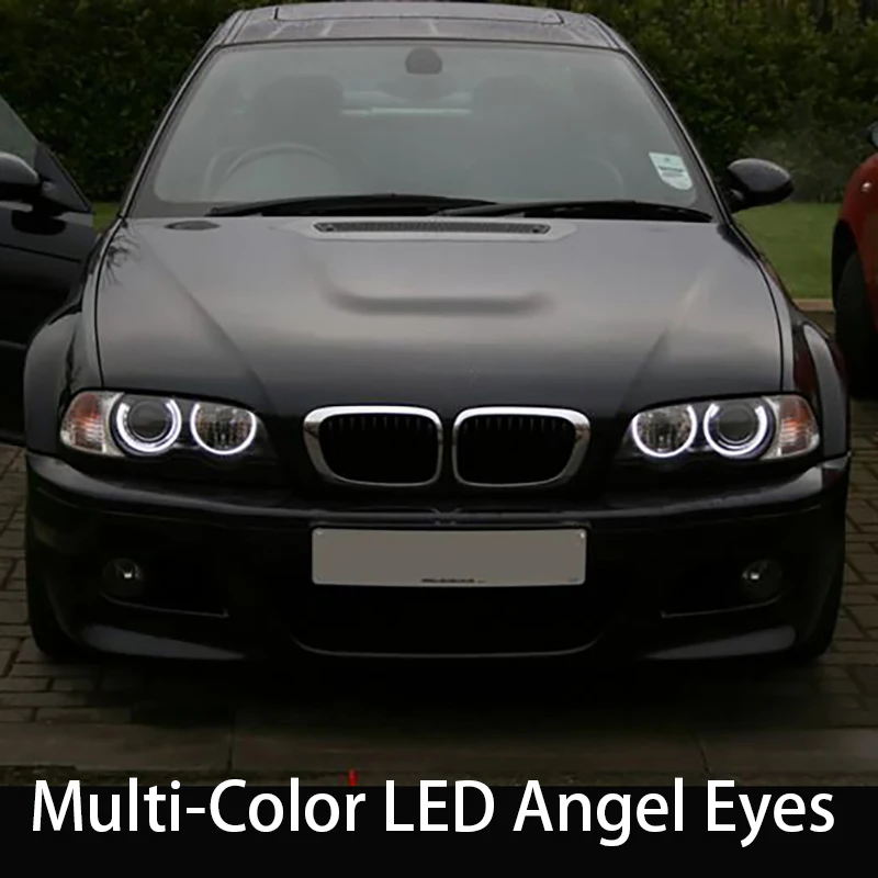 HochiTech ультра яркий мульти-Цвет RGB комплект светодиодов глаза ангела для BMW E36 E38 E39