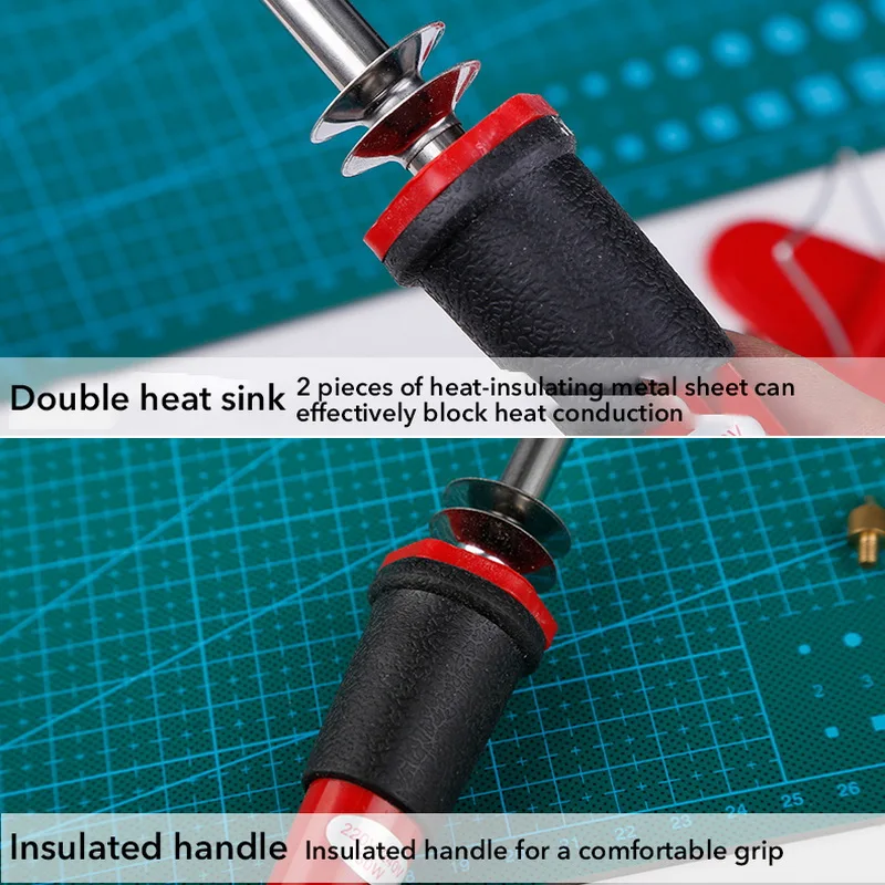 7 или 26 шт. 30 Вт паяльник для подключения к 110/220V DIY деревянные резные ручка