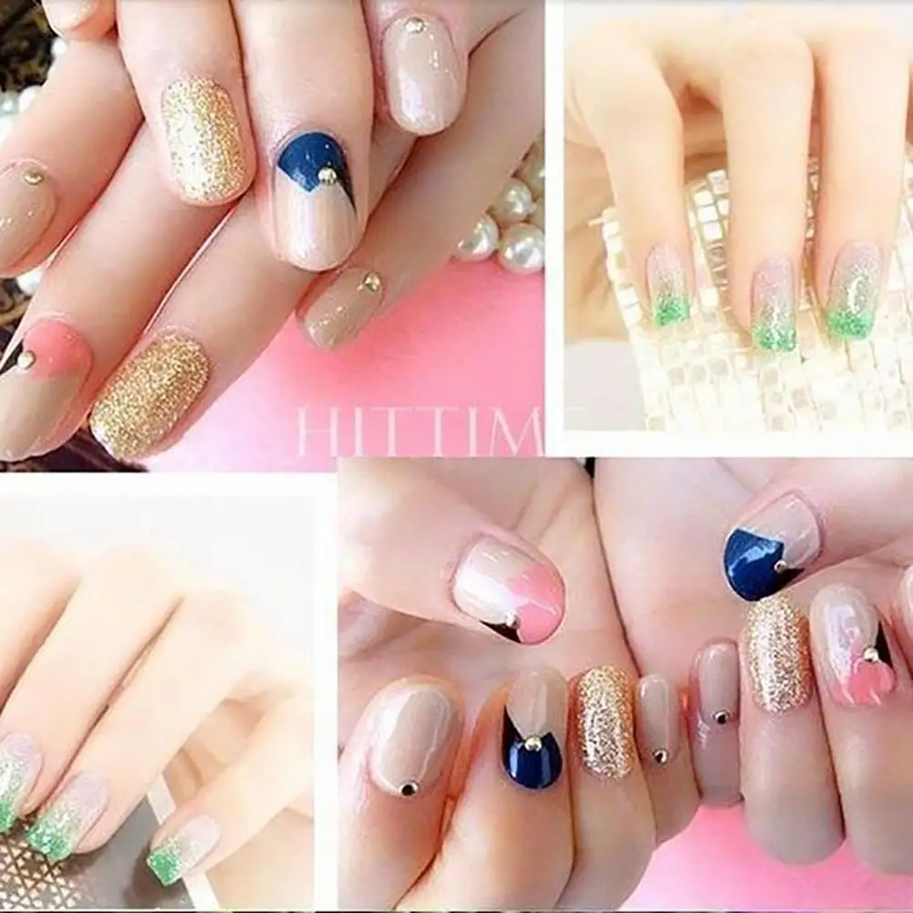 Акриловая пудра с блестками для дизайна ногтей набор инструментов