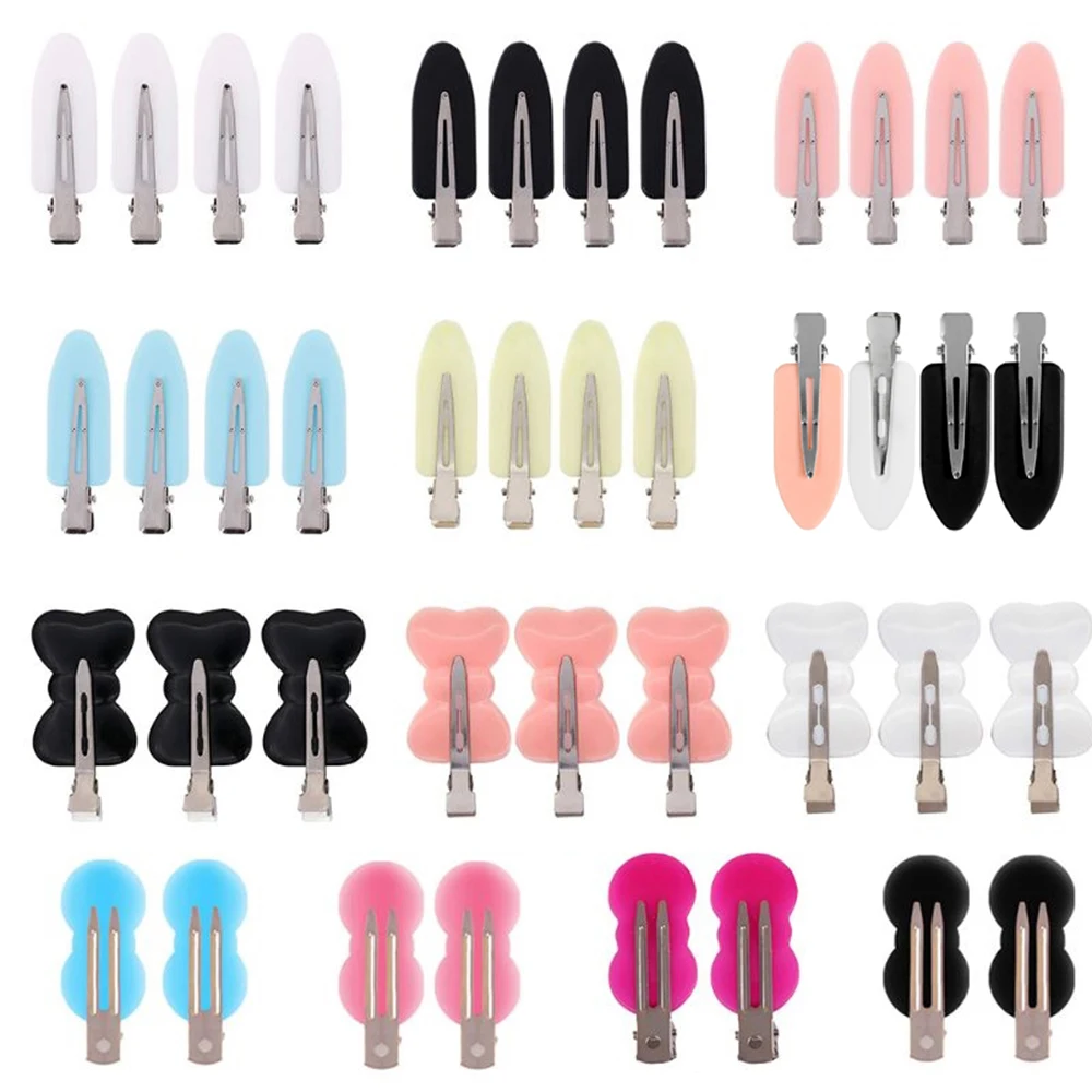 Красочные заколки для волос без изгибов 4 шт. аксессуары волос| |