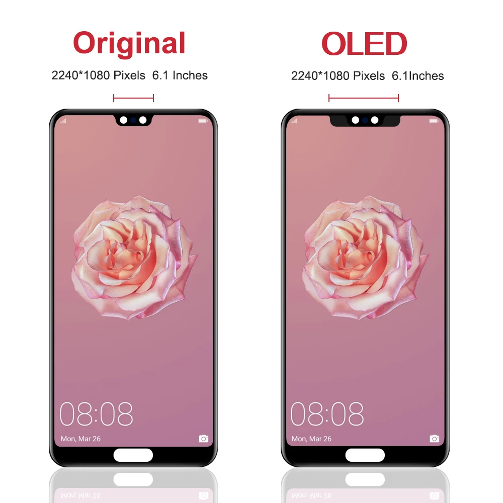 ЖК-дисплей 6 1 дюйма OLED для Huawei P20 Pro сенсорный экран с дигитайзером в сборе замена